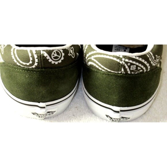 Vans Men's Old Skool Peace Paisley Grape Leaf Canvas Suede shoes Size 11.5 NIB - Picture 5 of 5